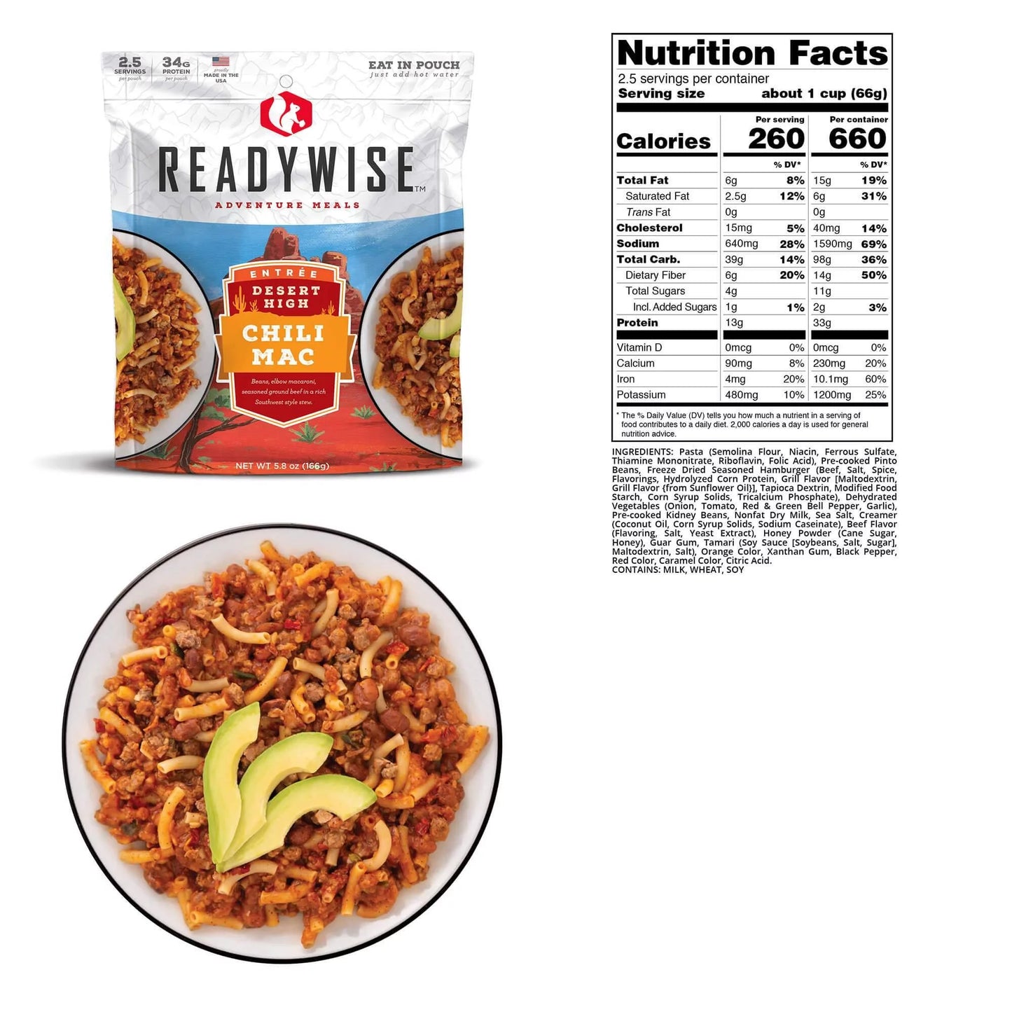 Camping Meal Variety Pack, 9 Count - Long Term Storage, Camp Prep